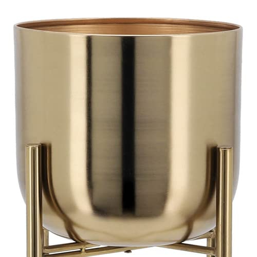 Gold Indoor Metal Planter