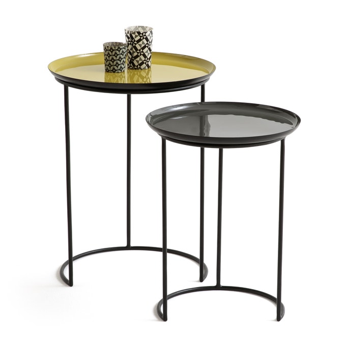 Iron Corner Tables – Set of 2